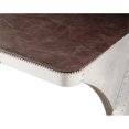 thumbnail image 4 of Bureau Brancaster en Cuir Brun Rétro et Aluminium, 4 of 4