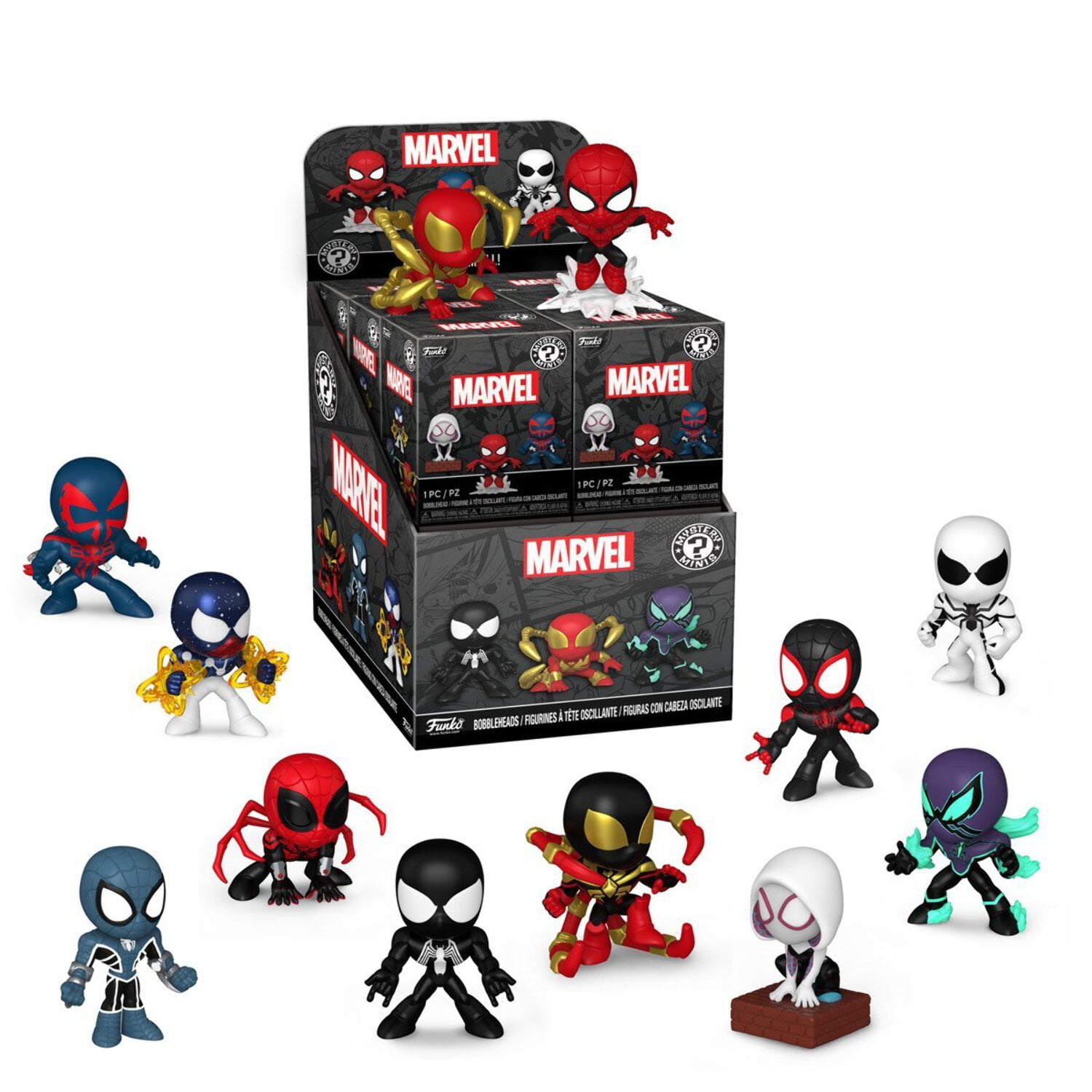 Funko, Spider-Man Comics Mystery Minis, 4-Pack, Random Vinyl