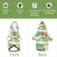 thumbnail image 3 of Uemuo Tropical Flamingo for Winter Dog Hoodie Sweatshirts with Pockets Warm Dog Clothes for Small Dogs Chihuahua-Large, 3 of 8