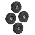 thumbnail image 1 of JUEGO DE LLANTAS DE LLANTAS RC, 4 llantas de ruedas rc crawler juego de llantas de aleacino de aluminio de 5 estrellas juego de ruedas de llantas rc de 120x46 mm, 1 of 7