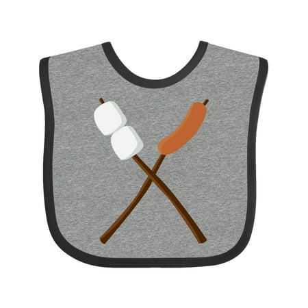 

Inktastic Hot Dog On A Stick Camping Gift Baby Boy or Baby Girl Bib