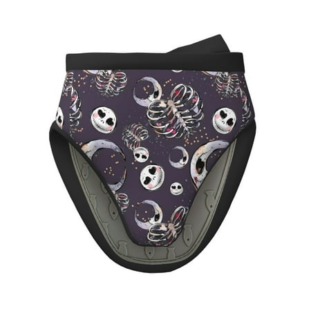 

Defioc The Nightmare Before Christmas for Mini Oven Gloves Silicone Heat Resistant Oven Gloves Gloves for Kitchen Perfect for BBQ Baking Cooking and Grilling
