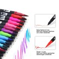 thumbnail image 3 of Widely Used, Dual Tip Brush Pens For Unparalleled Versatility In Art, 48 Colors In Water-Based Ink, 3 of 6