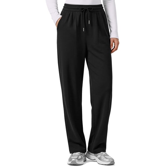 Fantaslook Women Joggers Pants High Waisted Drawstring Tapered Sweatpants Pleated Workout Lounge Pants with Pockets