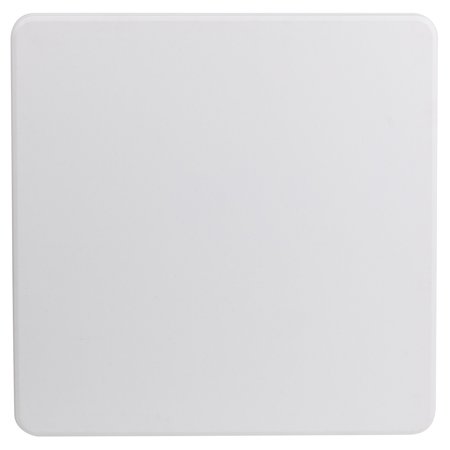 Folding Square Dining Table - Flash Furniture 34'' Square Granite White Plastic Folding Table