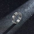 thumbnail image 4 of PENGXIANG Stainless Steel Love Ruyi Pattern Sun Moon Star Rotating Ring-6MM, 4 of 5