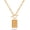A Gold Cross Necklace, variant on 14K Gold Plated and Silver Plated Cross Necklace for Women, Non-Tarnish Faith Jewelry with Toggle Clasp, Fashion Necklace Gifts for Women, Christian Faith, Communion, Birthday & Christmas