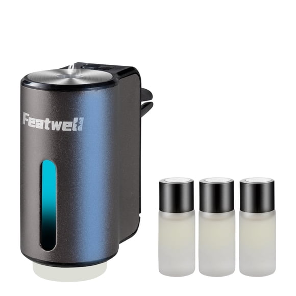 Difusor de aromaterapia para auto Featwell ultrasónico gris