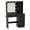 Black, variant on Costway Makeup Vanity Desk with Mirror and Lights Charging Station 3-Color LED Lights Black