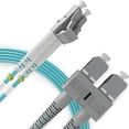 thumbnail image 2 of Lc a SC Fiber Patch Cable Dúplex multimodo - 1M (3.28ft) - 50/125UM OM3 10G LSZH - Beyondtech PureOptics Cable Series, 2 of 2