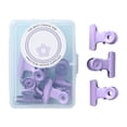 thumbnail image 1 of yuksok 8PCS Mini Metal Paper Grip Clamps Paper Document Binder Clip Office School, 1 of 9