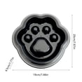 thumbnail image 3 of Comedero lento para perros – Plato antiasfixia para gatos | Huella de pata elevada, base antideslizante, fácil de limpiar | Plástico de grado alimentario | Multicolor | 20x19x4,5cm, 3 of 6