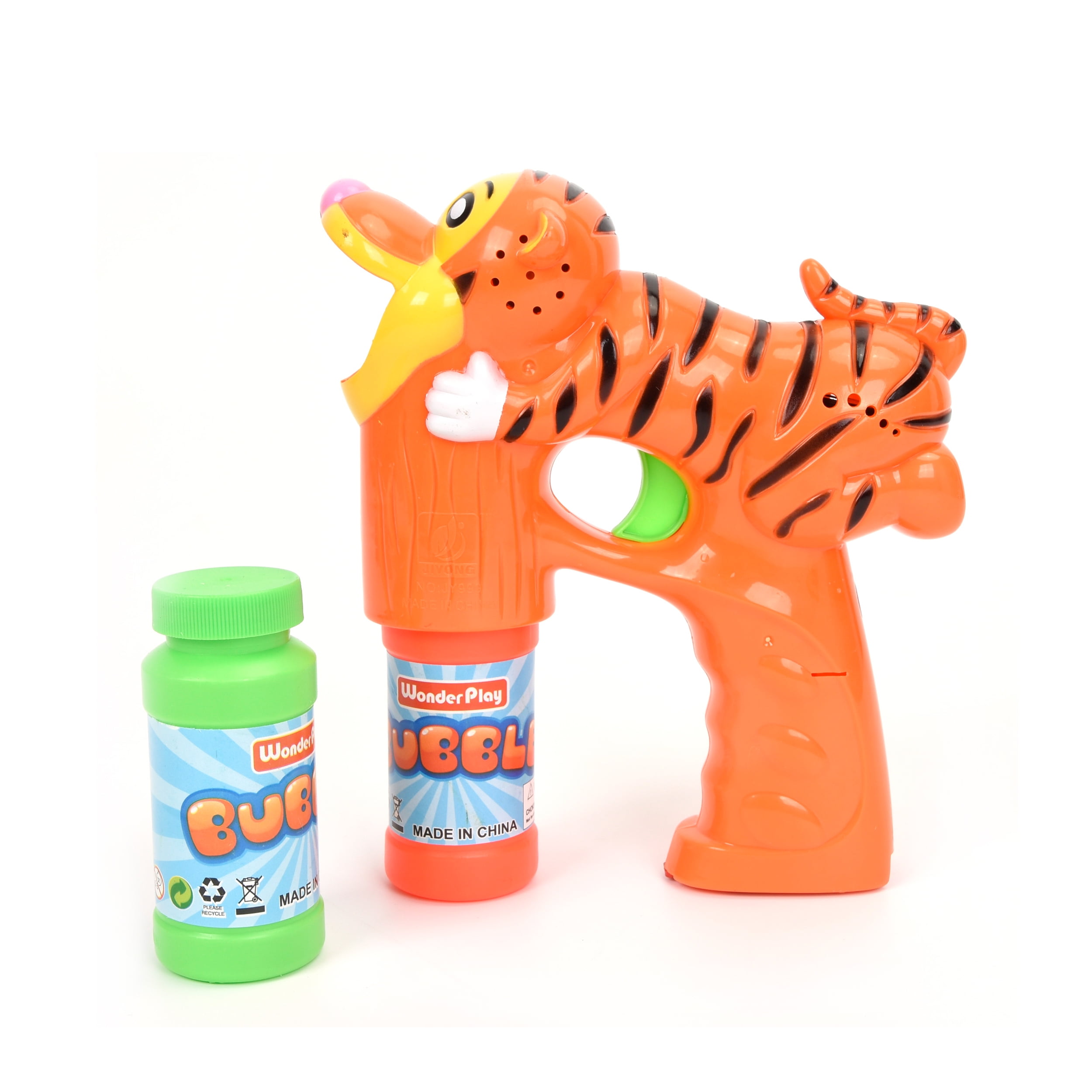 WonderPlay Wonder Bubble Kids Tiger Bubble Gun With Lights & Sounds 2