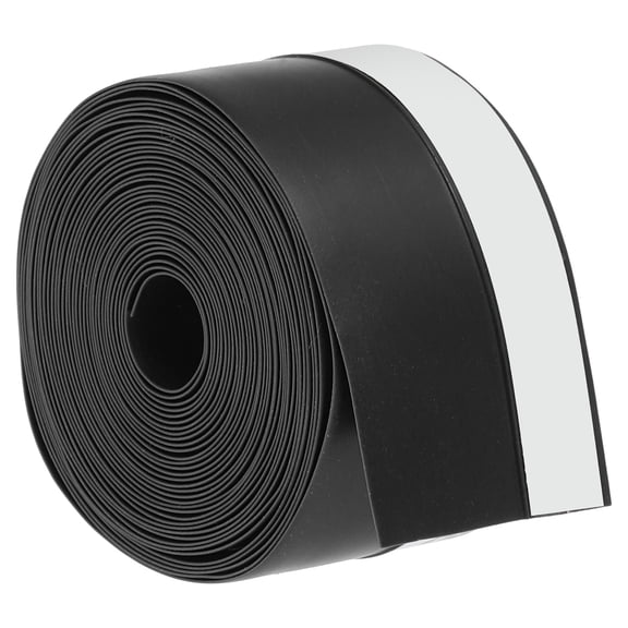 Uxcell 16.4Ft Weather Stripping Door Seal, 1-3/4"W Silicone Sealing Tape, Black