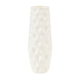 thumbnail image 2 of TOPRenddon 10" White Plastic Vase - Faux Ceramic Flower Pot for Farmhouse Decor, Tall Centerpiece for Dried/Fake Florals, Shatterproof Home Accent, 2 of 6