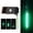 Green, variant on Bicycle Tail Light with Dripping Effect, Rechargeable LED Rear Light for Night Riding, Waterproof Cycling Safety Light, 6 Vibrant Colors