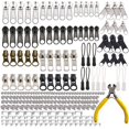 thumbnail image 1 of Meikeer Kit de Réparation de Fermeture Éclair 252 Pcs Remplacement de Fermeture Éclair, Poignées de Fermeture Éclair, Outils d'Installation pour Sacs Tentes Bagages Sac de Couchage Veste Extérieur, 1 of 4