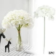 thumbnail image 1 of Fake Plants Ivory Artificial Flowers Large Hydrangea Full Silk Hydrangea Flowers For Decor, 1 of 7