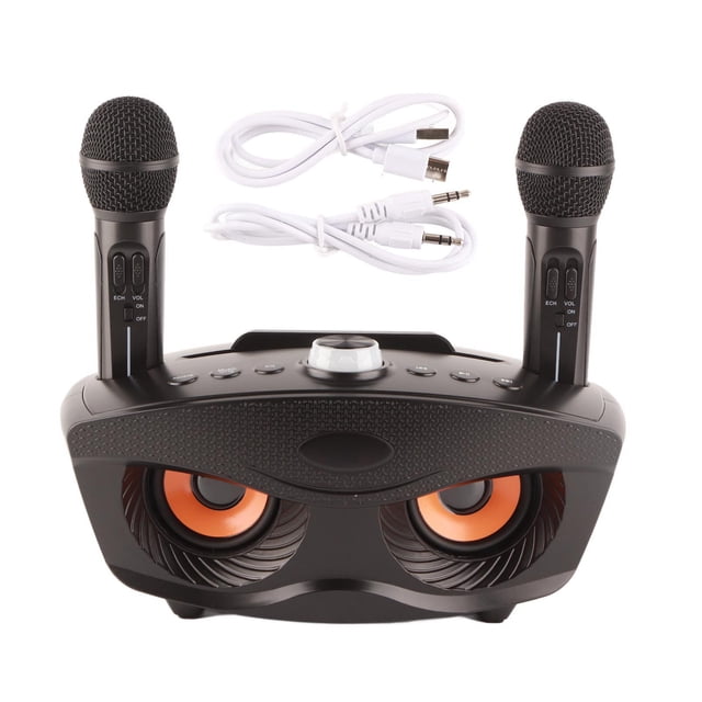 Sistema de micrófono inalámbrico dual profesional para el hogar KTV Innovador sistema de micrófono de karaoke inalámbrico Owl