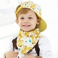 thumbnail image 2 of Kinderspel Bandana Teething Bib / Organic Cotton, Bubble Monkey, 2 of 3