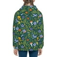 thumbnail image 6 of Kdxio Forest Flora And Fauna Pattern Kids Boys Girls Zip Up Hoodie 3D Printed Hooded Sweatshirt Hoody Coat with Pocket 7-12 Y-Medium, 6 of 6