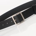 thumbnail image 7 of Women Faux Leather Belt Adjustable Length Waistband Square Buckle Female Retro Belt Costume Accessories, 7 of 7