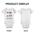 thumbnail image 3 of 50% Dominican + 50% American = 100+% Beautiful Funny Baby Bodysuit For Boy Girl, 3 of 5