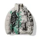 thumbnail image 4 of Parkas con estampado de pájaros personalizadas, ropa elegante con estampado de cuervos para hombre, abrigo de invierno moderno y versátil para hombre, cómodo y cálido, 4 of 5