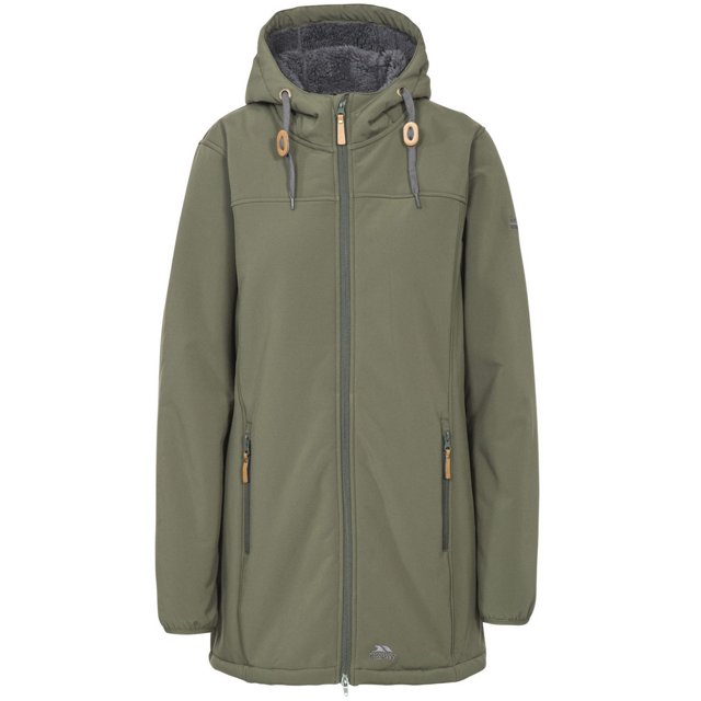 Trespass - Chaqueta larga impermeable modelo Kristen para mujer (Musgo) Trespass UTTP4195_moss