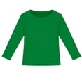 thumbnail image 3 of Shadoumai Girls Neck Long Sleeve Shirts 2025 Ribbed Knit Slim Fit T Shirts Fall Layer Tops Tees, 3 of 4