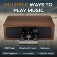 thumbnail image 6 of SoundBeast Stereo Shelf System with CD Player, Bluetooth, FM Radio, USB Playback, Aux in, Optical in, Alarm Clock, & Remote Control, 6 of 8