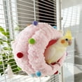thumbnail image 6 of Parrots and birds use cotton nests,warm and thick plush,nest breeding houses,cute and comfortable Christmas decorations,and parrot winter sleeping nests., 6 of 6