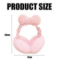 thumbnail image 5 of Kids Winter Earmuffs Girl Warm Ear Muffs Baby Girls Plush Ear Warmers-light pink, 5 of 6