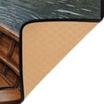 thumbnail image 3 of Yayeee Area Rugs for Living Room 5.2'x4' Indoor Non Slip Washable Bedroom Carpet, Wooden Boat, 3 of 5