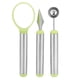 thumbnail image 2 of Sacabolas de melón, juego de 3 cucharas para frutas, pelador de frutas, excavadora de frutas diseñada para el futuro, 2 of 12