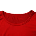 thumbnail image 6 of Sillenn Basic T Shirts Half Sleeve Tee Shirts Round Neck Slim Fitted Tops Casual Fitted Tee Going Out Tops Basic Fit Tee Basic Solid Color Stretchy Top 1/2 Sleeve Tops for Women Red L, 6 of 7