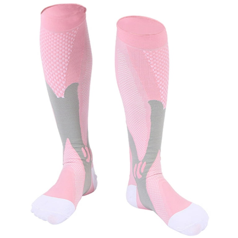Elbourn 1 Pair Nylon Compression Socks, Medical Nursing Stockings