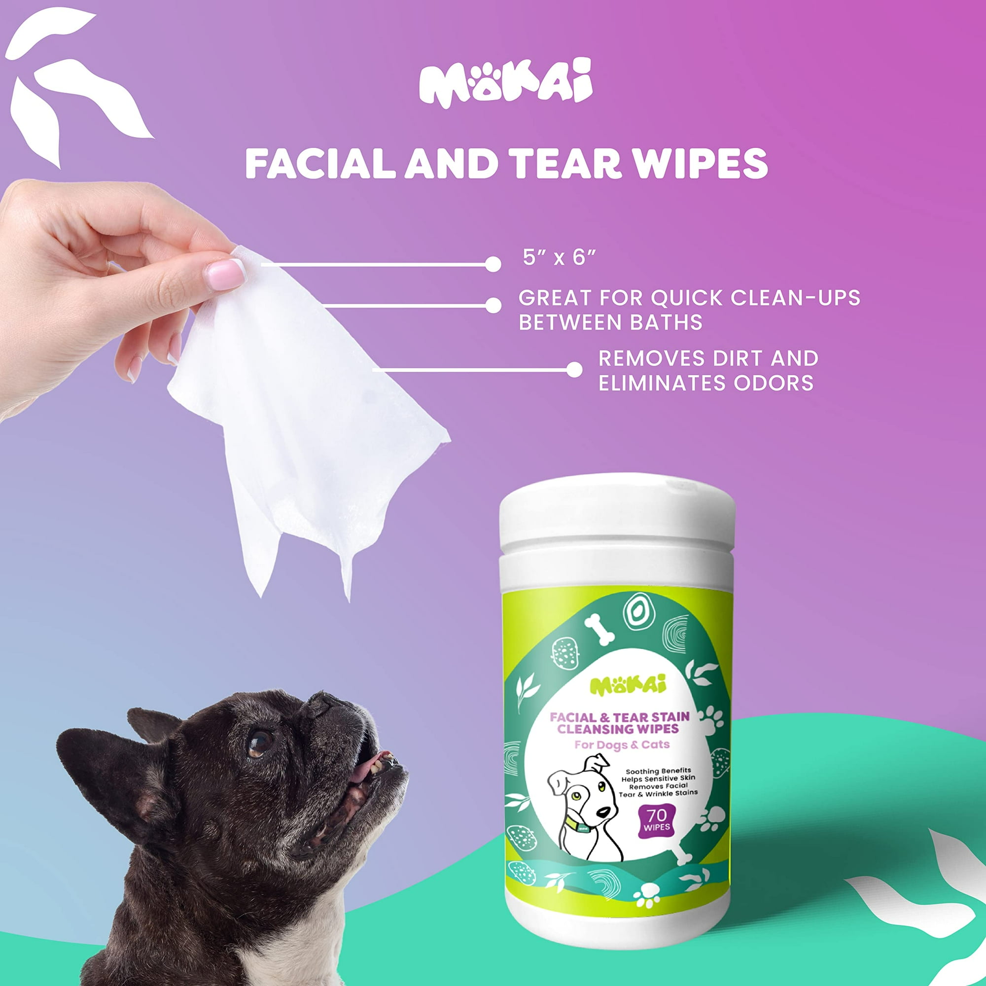 Dog face wipes sale