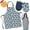 Stitch, variant on Disney Apron and Oven Mitts Set, 3 Piece Bundle with Cotton Apron and Mini Oven Mitts