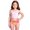 v#2Pink23, variant on Rggeeun Child Girls Swimwear Bottoms Cute Ice Print Color Block Elastic High Waist Swim Brief Slim Fit for Summer Beach Play Cozy Shorts,Purple,6-7 Years