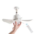 thumbnail image 1 of 17.71 inch Socket Fan Light Ceiling Fan with Lights, Remote Control, LED Light Bulb E26 Base, Plug Screw in Ceiling Fan in Light Socket for, 1 of 6