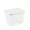 thumbnail image 1 of Fruit Utensils Drain Storage Box With Sealed Lid PP Refrigerator Food Storage Container For Scallion Ginger GarlicWhite 500ML, 1 of 1