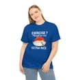 thumbnail image 4 of Exercise? I Thought You Said Extra Rice Shirt, Funny Foodie Tee - ID: 1920, 4 of 7