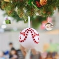 thumbnail image 4 of YOHAVEN Christmas Balls 3 Piece Hanging Foam Decoration Set Holiday Tree Wall Table Decor Indoor Outdoor Christmas Celebration Party Display, 4 of 6
