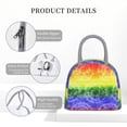 thumbnail image 4 of Fotbe Colorful Tie Dye Pattern Lunch Bag , Insulated Lunch Box, Small Leakproof Cooler Food Lunch Containers Reusable Lunch Tote Bags, 4 of 6