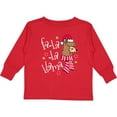 thumbnail image 3 of Inktastic Christmas Llama Boys or Girls Long Sleeve Toddler T-Shirt, 3 of 5