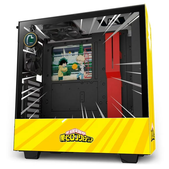 Gabinete Gamer NZXT H510i RIVALS ATX MIDITOWER ATX CRISTAL USB 3.2 CA-H510I-MH-RV AMARILLO