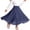 Navy, variant on NAISIBABY Girls Maxi Skirt Size 14, High Waist Pleated Tiered Cotton Mesh Kids Flowy Swing Long Skirt (4-15T)