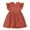 Orange, variant on YTDSCS Girls Summer Dress for Kids Baby,Little Girls Princess Dress Tutu Dresses Short Sleeve Party Dress Ruffle Sleeve Dresses Toddler Sundress Fashion Clothes,Size 6M-6Years