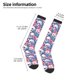 thumbnail image 2 of Fotbe Skull Calcetas Divertidas Estampadas para Hombre y Mujer, Calcetas de Algodón hasta la Rodilla para Caminar, Correr, Enfermería y Embarazo, 2 of 6